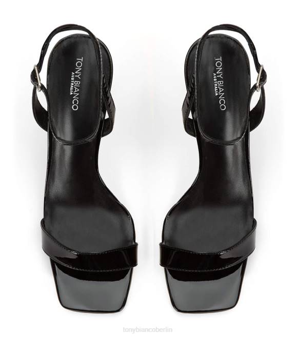 Stöckelschuhe| de Tony Bianco Frauen Französische Absätze schwarzes Lackleder 4624192